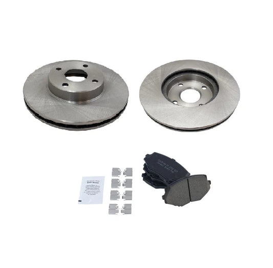 Front Brake Pad & Rotor Kit Brake Rotor For 1994-2005 Mazda Miata
