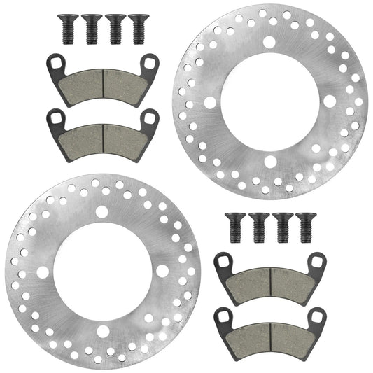 Brake Discs w/Pads & Bolt For Polaris Ranger 1000 XP 1000 Crew XP 1000 18-2025