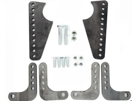 Brand New Coil Over Shock Mount Kit Adjustable Lower Brackets for 3" Axle Tubes