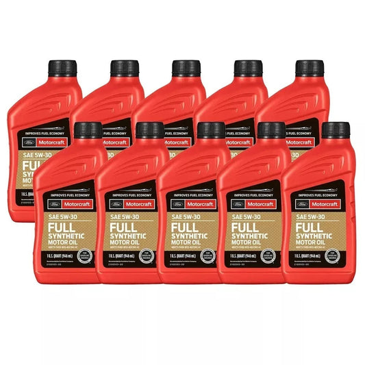 Motorcraft OEM Full Synthetic Motor Oil SAE 5W-30 - 10 Quart
