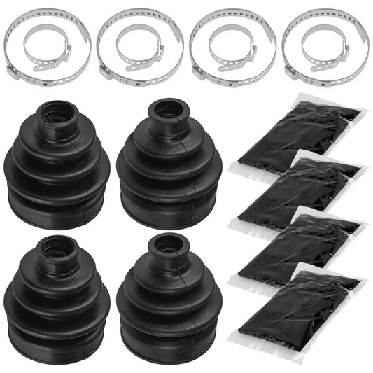 2 Front Axle Inner Outer CV Boot Kit for Honda TRX500FM Foreman 500 4X4 S 05-13