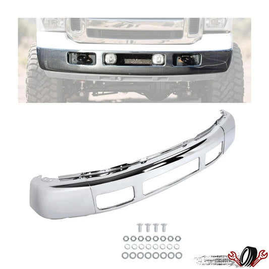 Chrome Front Bumper Face Bar For Ford Excursion F250 F350 Super Duty 2005-2007