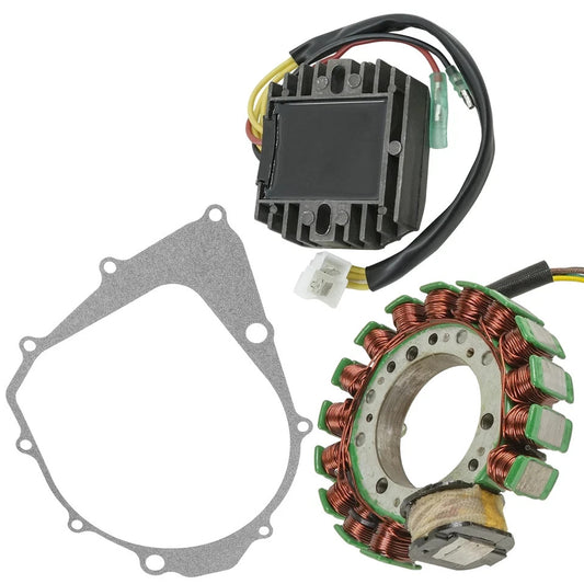 Stator & Regulator Rectifier W/ Gasket For Yamaha Big Bear 350 YFM350 1996-1998
