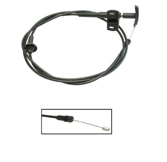 Hood Release Cable w/ Handle for Chevy GMC PU Pickup Truck Blazer Suburban Jimmy