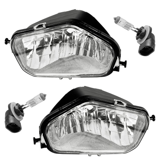 Front Left Right Headlight & Bulb For Polaris Sportsman 550 EFI Touring 2010-13