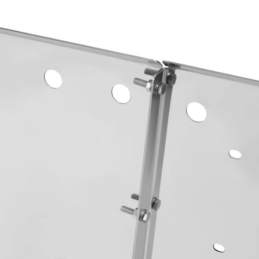 Fits Kenworth W990 T680 14" Bulleye Hole Wicked Drop Sun Visor Stainless Steel