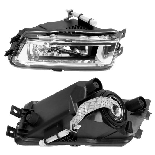 HECASA 7PCS Front Bumper Fog Lights Corner& Lower Grille For VW Passat 2012-2015