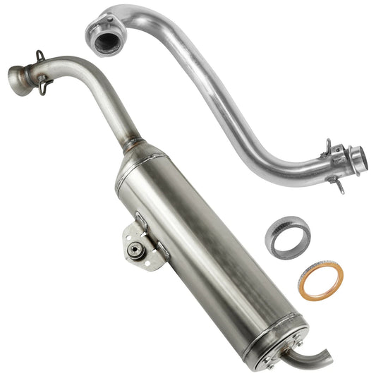 Exhaust Muffler Kit For Yamaha Grizzly 700 YFM700 Limited/Special FI EPS 2016-23