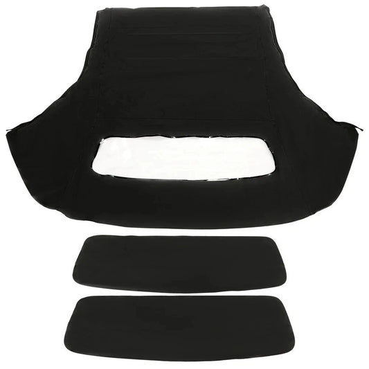 HECASA For Ford Mustang 2005-2014 Canvas Convertible Soft Top w/Plastic Window