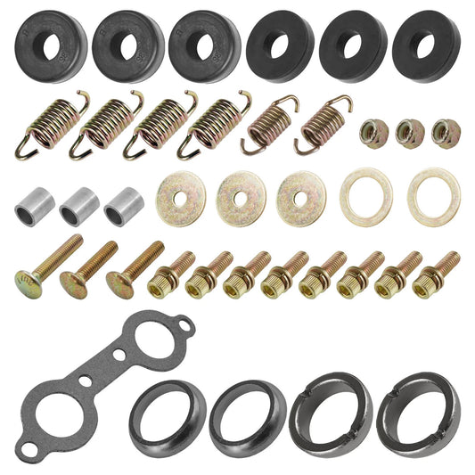 Exhaust Muffler Kit for Polaris Sportsman X2 800 EFI 2007 2008 2009