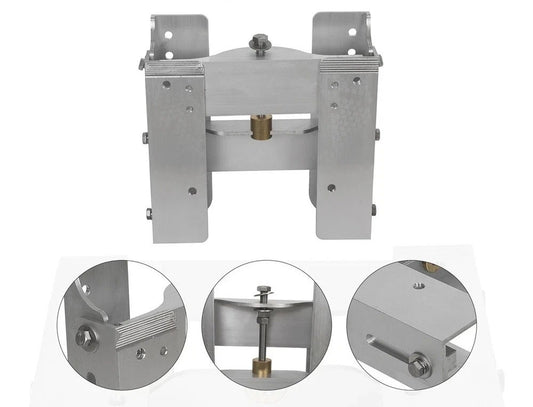 Adjustable 4'' Set Back Jack Plate Manual Power Lift Transom Outboard Boat Motor