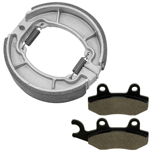 for Honda CMX250C CMX250C2 Rebel 250 96-04 Front Brake Pads Rear Brake Shoes
