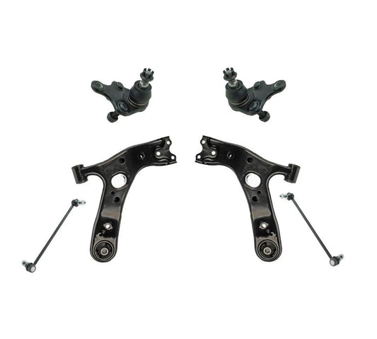 Front Suspension Kit Control Arms Ball Joints & Sway Bar Links 6pc for Scion New