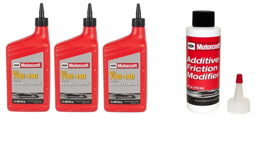 3 Quarts Ford Motorcraft SAE 75W-140 Synthetic Rear Axle Lubricant & XL3