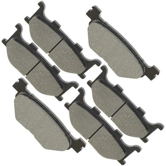 Front Rear Brake Pads for Yamaha XVS1300 V-Star 1300 Tourer 2007-2016 Front Rear