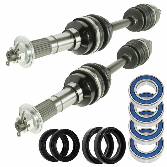 Front Left & Right CV Joint Axle For Yamaha Wolverine 350 YFM350FX 4X4 1995-2000