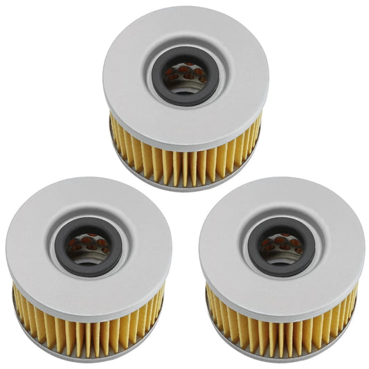 3 Pack Oil Filter for Honda CX500CCustom CX500Ec Eurosport 500 1978-1984