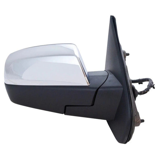 Mirror Power Folding Heated Memory Signal Puddle Chrome Right RH for GM Pickup