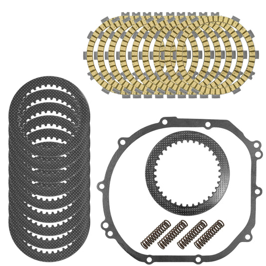Clutch Friction Plates Spring and Gasket Kit for Kawasaki ZZR600 ZX600 2005-2008