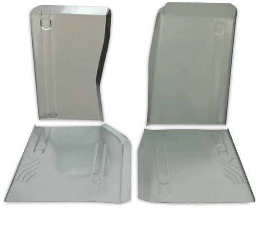 Front Rear Floor Pans Panel Combo Kit For 1984 - 2001 Cherokee Wagoneer Comanche