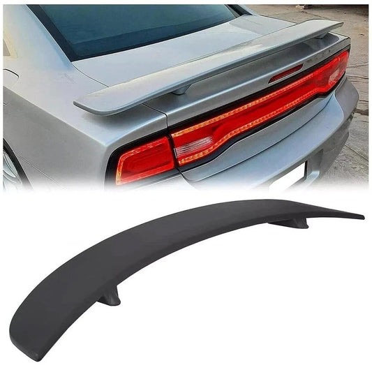 Rear Trunk Wing Spoiler Black ABS For Dodge Charger 2011-2023