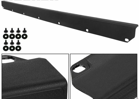 Black Tailgate Cover Molding Top Cap Protector Fit For 2005-2015 Toyota Tacoma