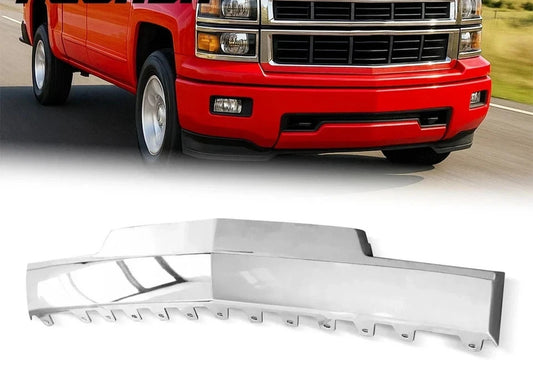 For 14-15 Chevy Silverado 1500 Chrome Panel Front Bumper Skid Plate GM1087249C