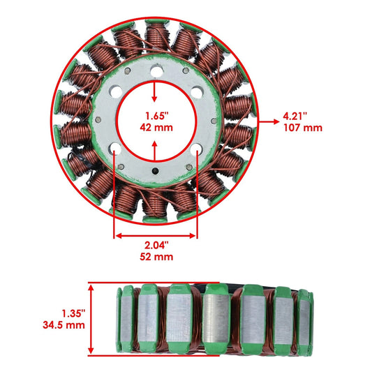 Stator & Regulator Rectifier W/Pulse Pickup Coil for Honda CBR900RR 1993-1995