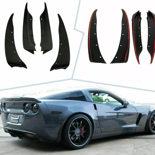 For 2005-2013 C6 Corvette Molded Mud Flap Splash Guards Front Rear 19170234
