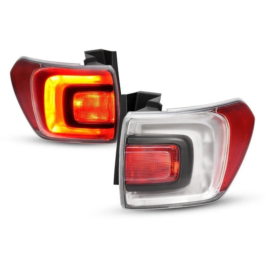 Pair Clear Lens Tail Lights Lamps For GMC Acadia 2017-2019 #84509641 W/Bulbs LED