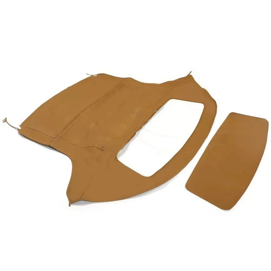 HECASA For BMW Z3 1996-2002 Convertible Soft Top Tan w/ Plastic Window 96-02