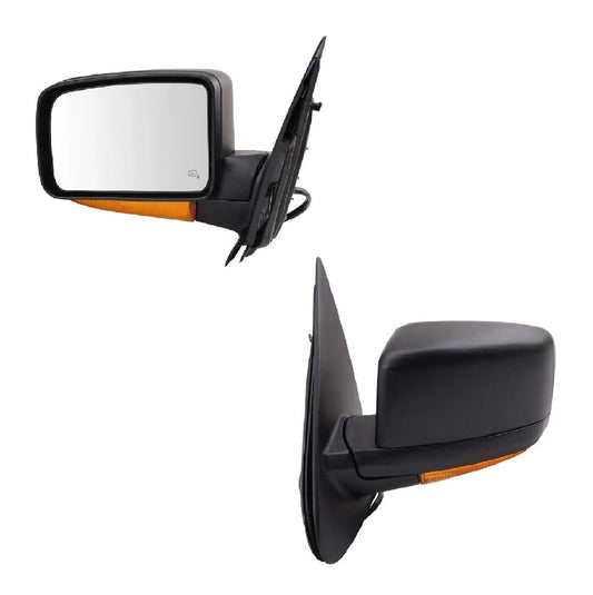 Heated Power Amber Signal Textured Mirror Driver Side for 03-04 Ford Expedition