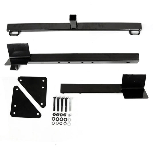 HECASA Motorcycle Trailer Carrier Tow Hitch Rack Motorcycle Carrier Black