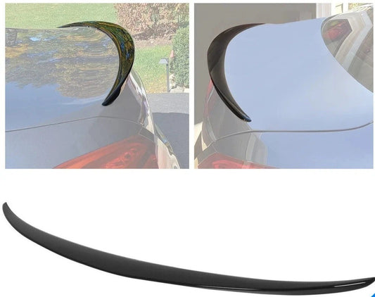 For Mercedes W205 C200 C Class Sedan 2015-2021 Gloss Black Trunk Spoiler Wing