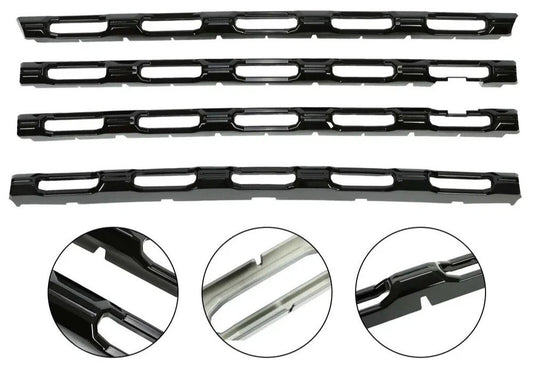 For 20-23 Chevy Silverado 2500HD 3500 HD Truck Gloss Black Grille Insert Overlay
