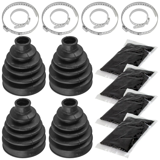 2 Rear Axle Outer Inner CV Boot Kit for Can-Am Maverick Max 1000R 2014 2015 2017