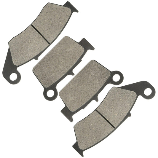 Caltric Front and Rear Brake Pads for Kawasaki KX450 KX450F 2006-2019