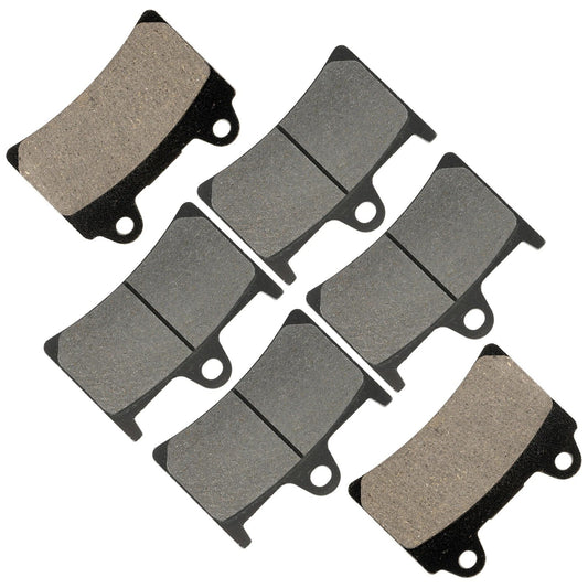 Front Rear Brake Pads for Yamaha XV1700 Road Star 2004-2005 2007-2009 Front Rear