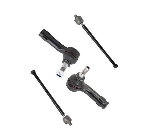 Inner and Outer Tie Rod Set For 2011-2019 Ford Fiesta