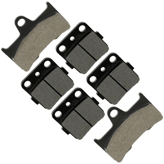Front & Rear Brake Pads for Yamaha Grizzly 660 YFM660F 4X4 2002 2003 2004-2008