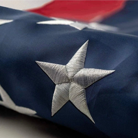 USA American Flag 2x3 Nylon 300D Premium Double Sided Embroidered Stars Nylon Outdoor