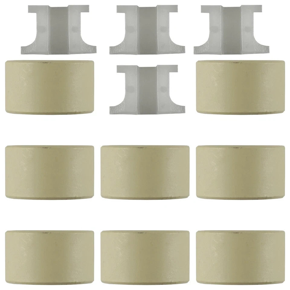 8x Clutch Roller Weights with Sliders for Suzuki Vinson 500 LTA500F 2002-2007