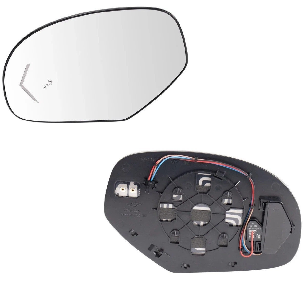 Mirror Glass Heated Arrow Signal Blind Spot Detection Driver Side Left LH for GM