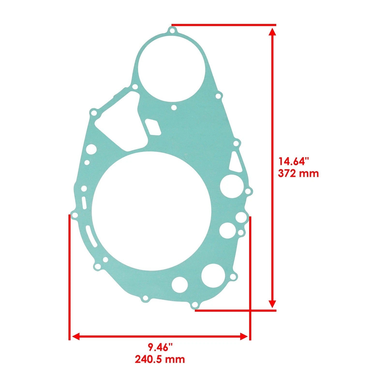 Caltric Clutch Gasket for Suzuki ATV 11482-38F00 Gasket Clutch Cover LT-A400