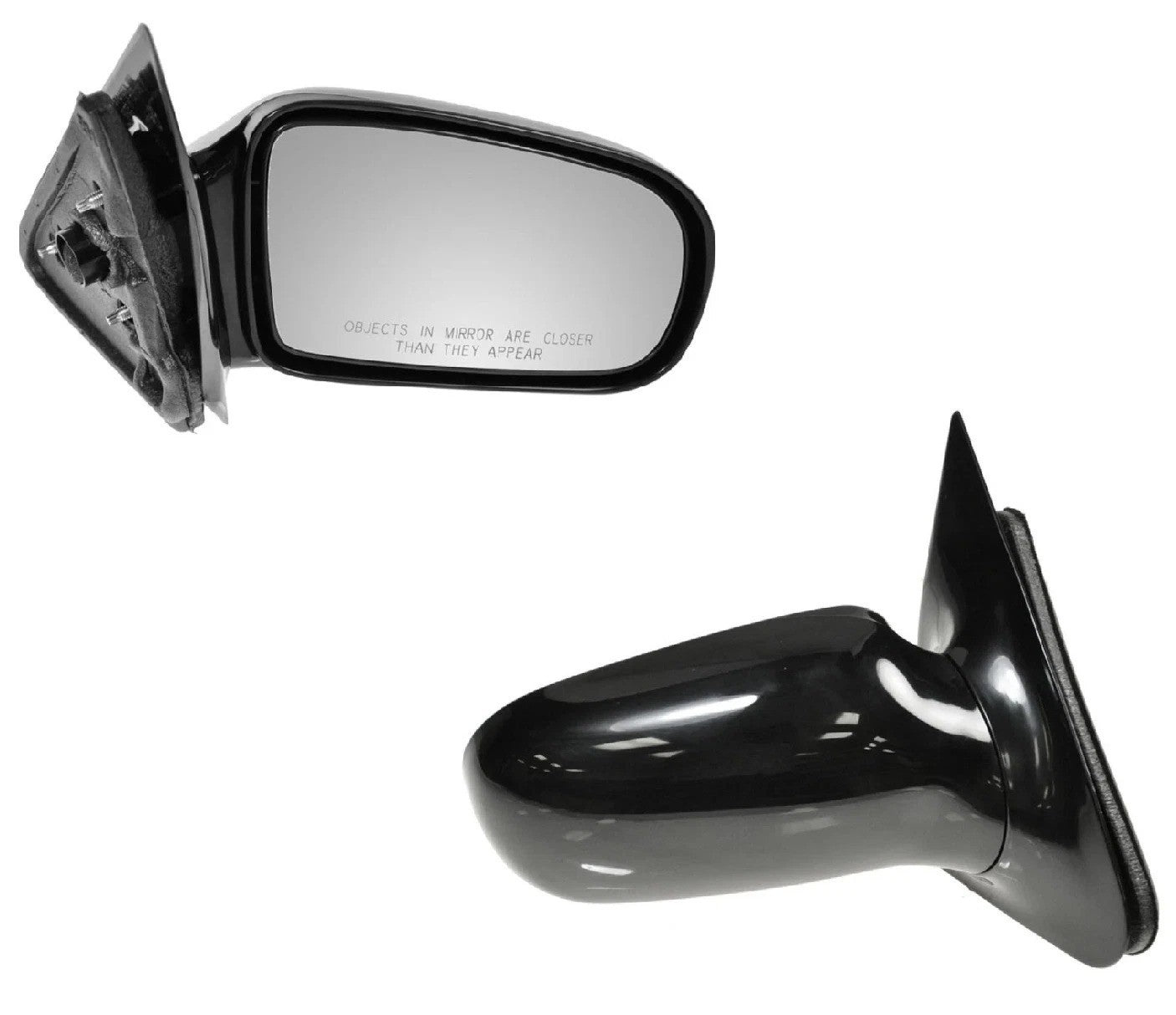 Black Manual Mirror RH Right Passenger for 95-05 Cavalier Sunfire 2 Door Coupe