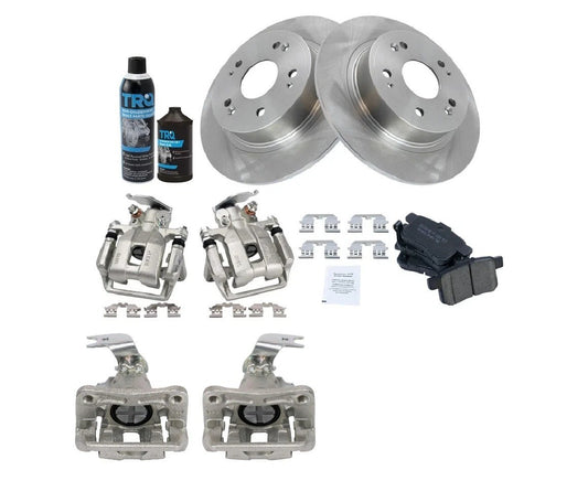 Rear Brake Pad & Rotor Kit Fits 13-17 Honda Accord