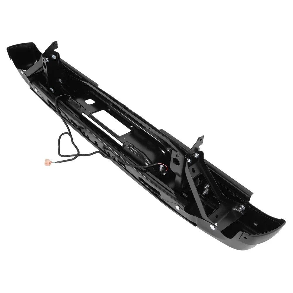 Black Rear Bumper Assembly For Chevy Silverado GMC Sierra 2500HD/3500HD 1999-07