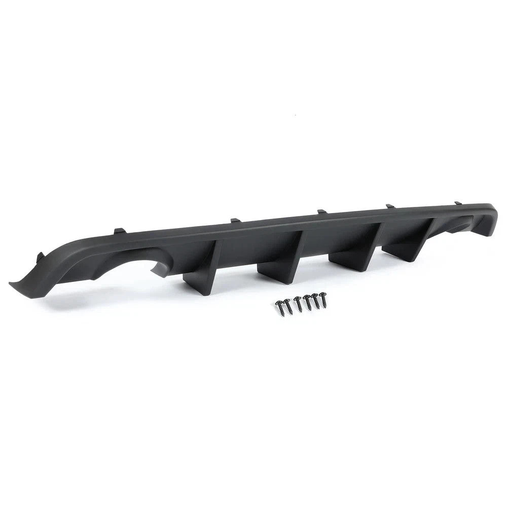 Matte Painted Rear Bumper Diffuser For 2012-2014 Dodge Charger SRT8 Lip Spoiler