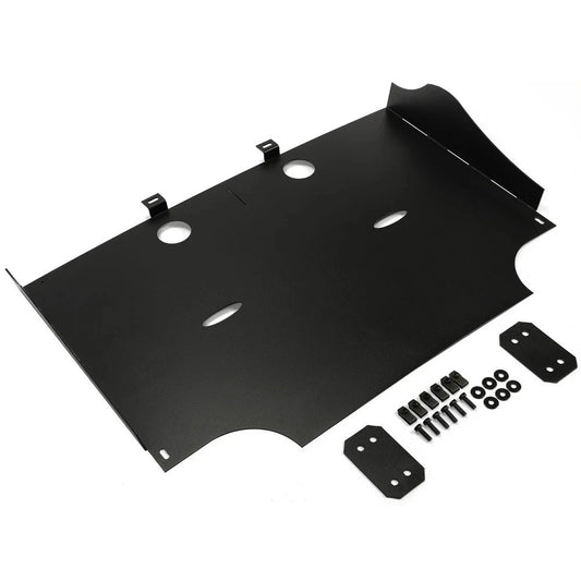 Powder-Coated Black Rear Skid Plate For Ford F150 2.7L & 3.5L Ecoboost 2015-2024