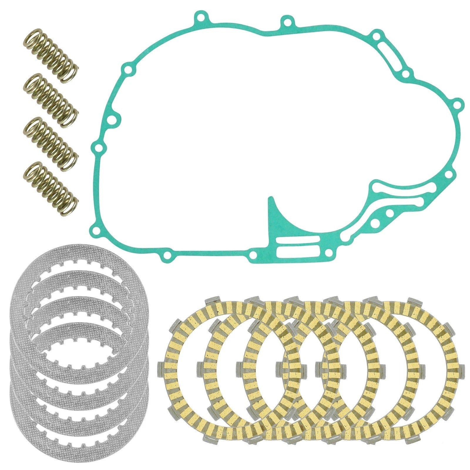Clutch Friction Plates And Gasket Kit for Kawasaki Bayou 250 KLF250A 2003-2011